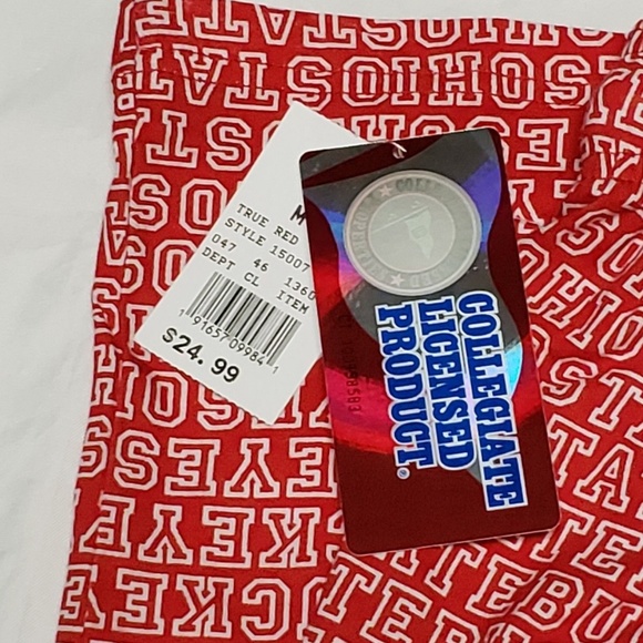 Ohio State Buckeyes Pajama Pants NCAA Football NWT - Picture 4 of 5